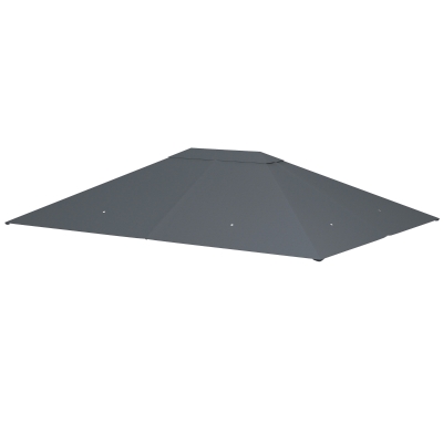 Replacement Canopy Top 156.25" L x 117" W Dark Gray