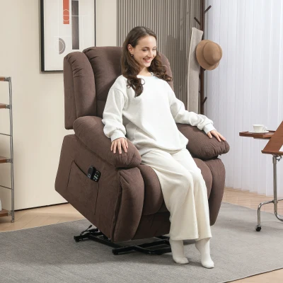Power Lift Chair 36.6" W x 39" D x 40.2" H Brown