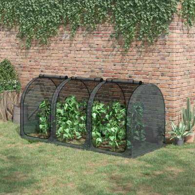 Crop Cage 106.25" W x 47.25" D x 47.25" H Black