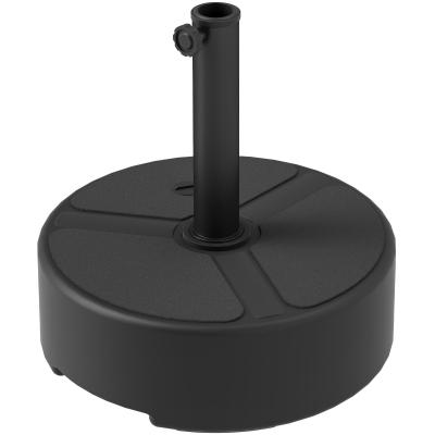 Umbrella Base Φ17.7" x 12.8" H Black