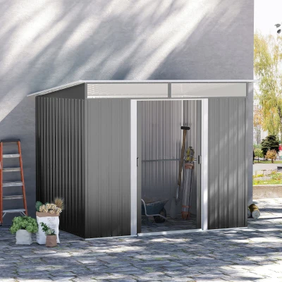 ネット　７，６ｍ×６，４ｍ Outsunny 7' x 4' x 6' Garden Storage Shed Outdoor Patio