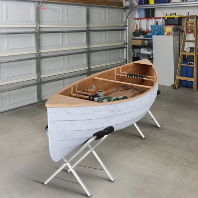 Kayak Stand 17.25" x 15.25" x 16.25" Silver