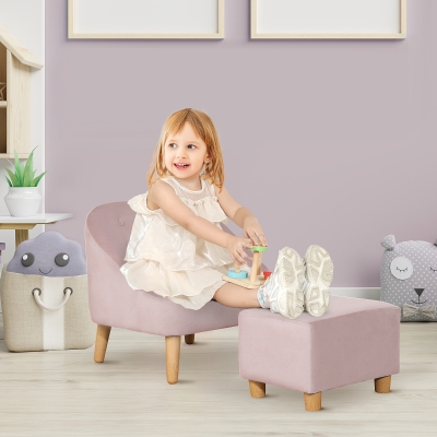 Kids Sofa Set 20" x 20" x 19.75" Pink