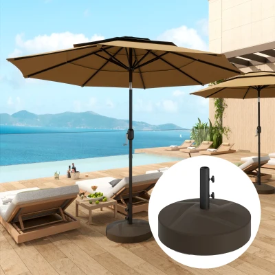 Umbrella Base Φ22" x 15.7" H Brown