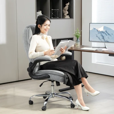 Office Chair 27.6" W x 27.6" D x 48" H Gray