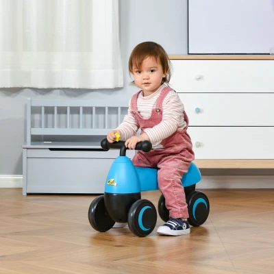 Qaba Baby Balance Bike for 18-36 Months, Blue Ride-on