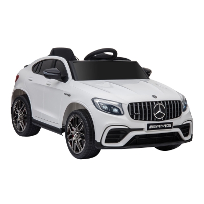 Aosom 12V Mercedes Benz GLC63S Coupe Ride On Car, White