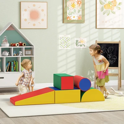 Soozier 5-Piece Climb and Crawl Play Set, Assorted