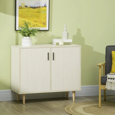 HOMCOM Sideboard Buffet Cabinet, Accent Cabinet, Natural