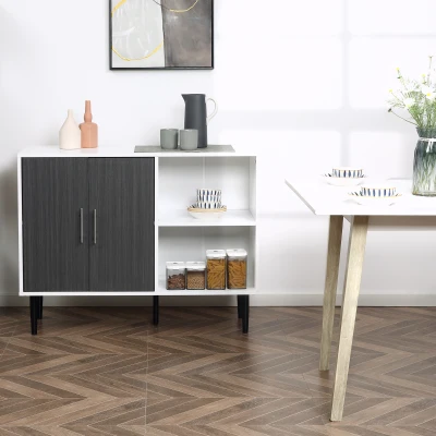 Sideboard 41.25" x 15.25" x 31.25" Dark Gray