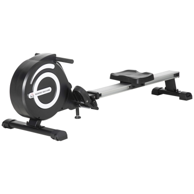 Soozier Magnetic Rowing Machine Adjustable Resistance Rower with LCD Digital Monitor Fully Body Health & Fitness for Home Use