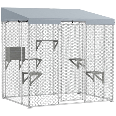 catio 78.7" L x 59.1" W x 76" H Silver