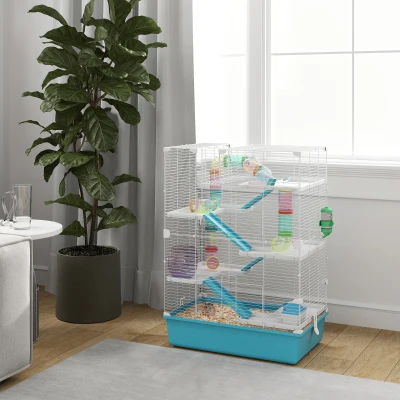 hamster cage 22.8" L x 14.2" W x 31.9" H Light Blue