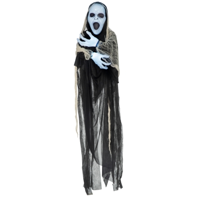 Outsunny 60" Animated Halloween Ghost Prop with Sound & Light
