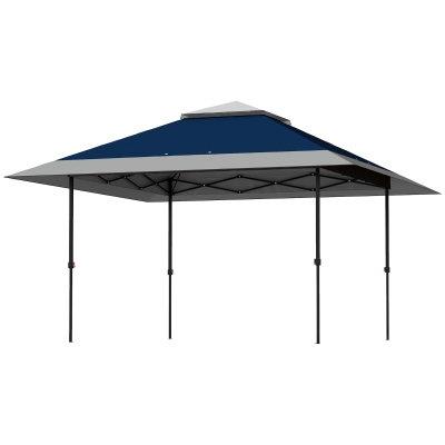 Pop Up Canopy 157.5" L x 157.5" W x 110.6" H Navy Blue