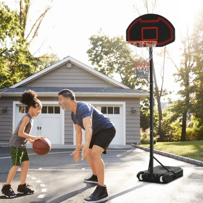 Basketball Hoop Stand 51.5" x 19.25" x 98.5'' Black