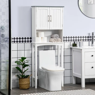 Kleankin Modern Over Toilet Storage Cabinet, Gray