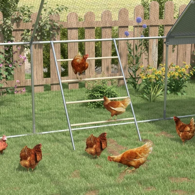 PawHut 55" Chicken Roost Jungle Gym Bar for Coop