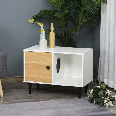 Cat House 29.5" x 15.75" x 22" White
