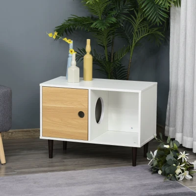Cat House 29.5" x 15.75" x 22" White