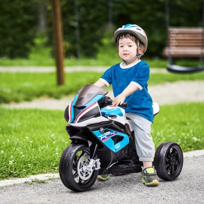 Aosom 6V Kids Ride-On Motorcycle, Off-Road Dirtbike, Blue