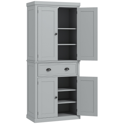 Kitchen Pantry 30" x 16" x 72.5" Gray
