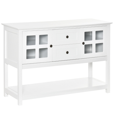 HOMCOM Coffee Bar Cabinet, White