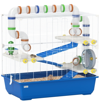 Hamster Cage 30.7" L x 17.7" W x 28.7" H Blue