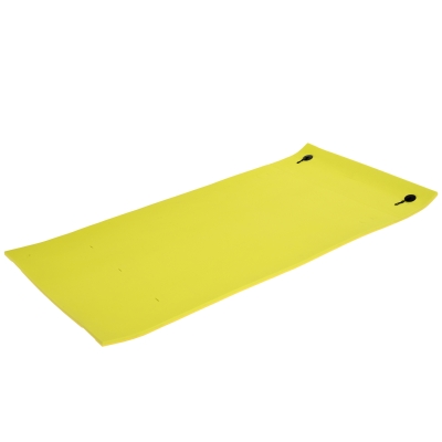 Soozier 10' x 5' Lily Pad Floating Mat for Water Recreation and Relaxing, Tear-Resistant XPE Foam Water Floating Mat for Lake, River, Beach, Pool, Yellow