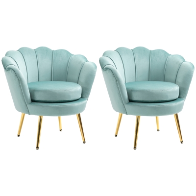 Accent Chair 29.5"x24.75"x28.75" Green