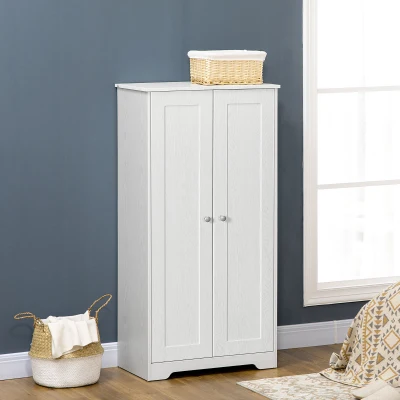 HOMCOM Freestanding Kitchen Pantry Cabinet with Adjustable Shelves