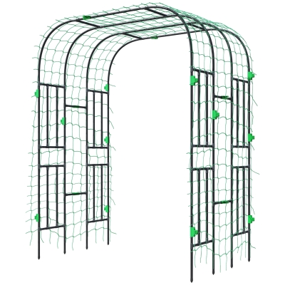 Tomato Cage 72" W x 42.5" D x 95.7" H Black