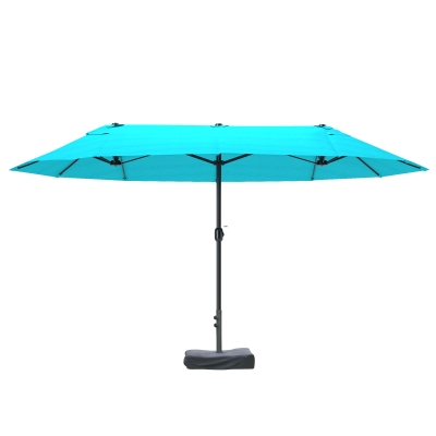 Patio Umbrella 179.25" L x 104.25" W x 93.75" H Blue