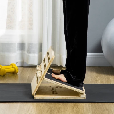 Soozier Calf Stretcher, Adjustable Portable Incline Board