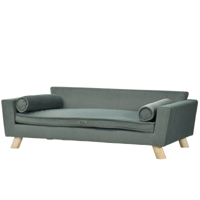 Ped Sofa 39.4" W x 23.6" D x 13" H Gray