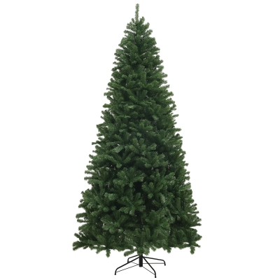 HOMCOM 9ft Artificial Christmas Tree, 2132 Tips, Green