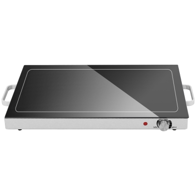 Electric Warming Tray 24.8" W x 15" D x 2.5" H Black