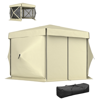 Pop Up Canopy 12' x 12' x 7' Beige