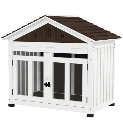 dog crate furniture 40.2" W x 26.8" D x 36" H Brown