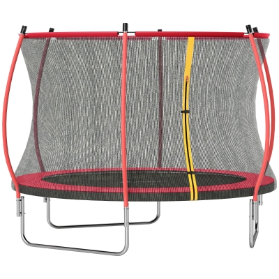 Outdoor Trampoline 120.1" Dia. x 94.5" H Red