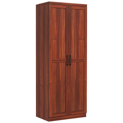 HOMCOM 63" Kitchen Pantry Cabinet with Doors & 5-Tier Shelves