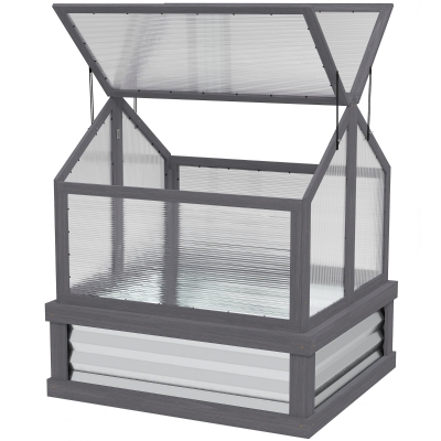 Cold Frame 35.5" x 31.5" x 36" Gray