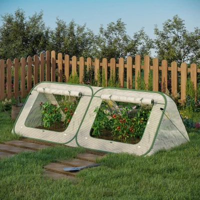 Lean to Greenhouse 94.5'' x 47.25'' x 29.5'' White