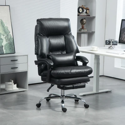 Office Chair 26.4" W x 26.4" D x 49.2" H Black