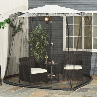 Canopy Net 118" x 118" x 90.5" Black
