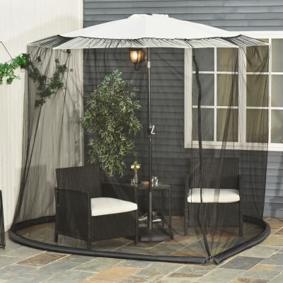 Canopy Net 118" x 118" x 90.5" Black