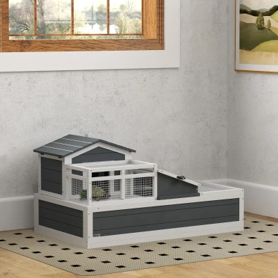 Tortoise House 44" L x 25.5" W x 23.3" H Gray