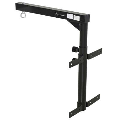 Soozier Boxing Punch Bag Hanger Heavy Bag Bracket MMA Training Wall Mount 220lbs Black