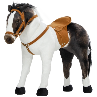 Ride on Horse 33.5" L x 11" W x 23.6" H Brown