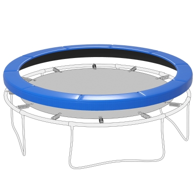 Soozier 12FT Trampoline Spring Cover, Waterproof Blue Pad